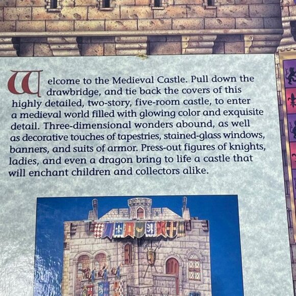 Medieval Castle by Phil Wilson Hardback Expanding Book - GUC - Picture 4 of 12
